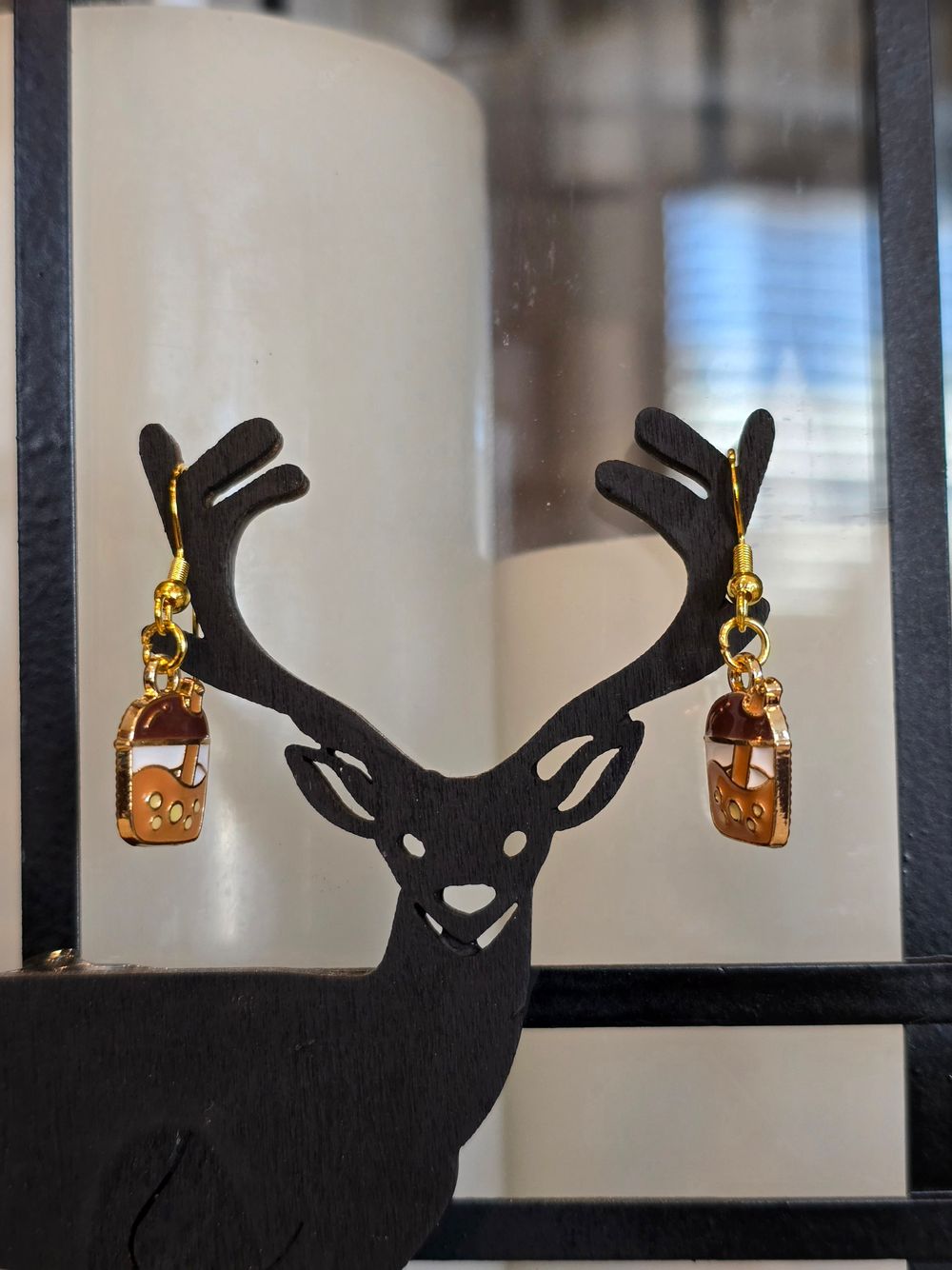 Boba Tea Earrings